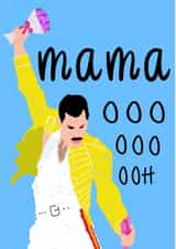 queen freddie mercury Mothers Day Card 15291 created by Lucy