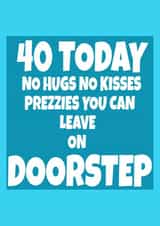 40 40th Birthday Card 36967 created by RASAR