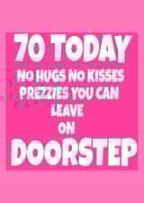 70 70th Birthday Card 36971 created by RASAR