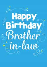 brother in law in law Birthday Card 10376 created by Yeti Design