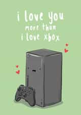 love xbox Valentines Day Card 42548 created by The Tipsy Turtle