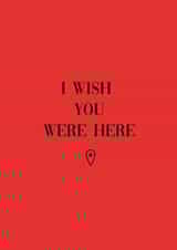 miss you wish you were here Card 36815 created by Lovely Boy Designs