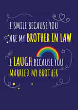 Send this Cheeky Birthday Card to your Brother in Law created by Yeti Design