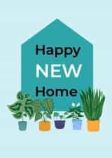 plant house New Home Card 18687 created by AM Designs