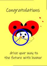 drive lisense Congratulations Card 46500 created by @HappyTottii
