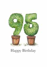 95 95th Birthday Card 6862 created by Nancy Horton