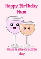 gin alcohol Birthday Card 13601 created by Cutie McHootie 