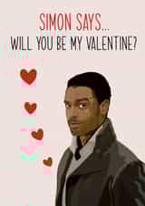 Bridgerton Simon bridgerton Valentines Day Card 21124 created by Alexa Makes Cards