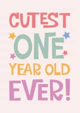 First Birthday Card created by Poppy Lane