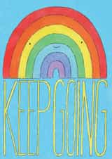 Keep Going Encouragement Card created by Helen Morgan Illustration