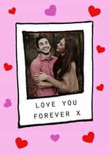 Personalised Valentines Day Photo Card created by Marie Goodchild - partner boyfriend Valentines Day Personalised Photo Card 12182