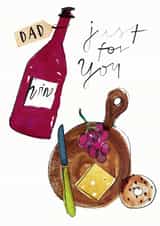 dad wine Birthday Card 21161 created by Emma Valenghi