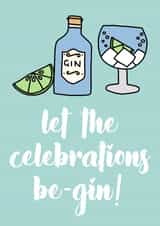 gin celebrations Congratulations Card 10223 created by Emma Moules