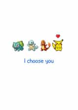 pokemon i choose you Valentines Day Card 4172 created by The Cake Thief
