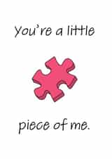 little piece Valentines Day Card 19254 created by ifandwhenprints