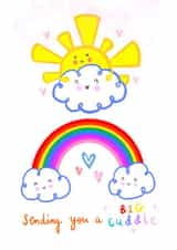 sun clouds Send A Smile Card 18363 created by We Are Floofy
