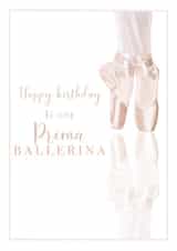 Prima Ballerina Birthday Card 46862 created by Rebecca Ensor