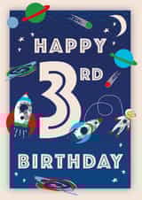 3 3rd Birthday Card 21149 created by LJRanson Design