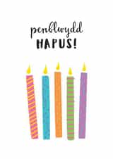 Penblwydd Hapus Birthday Card 15137 created by Tenovus Cancer Care