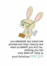 Best of luck in your new job created by Dandelion Stationery