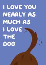 Dog Anniversary Card 43166 created by NerdWerk