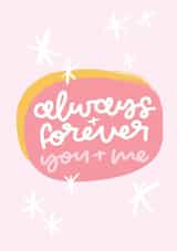 always forever Anniversary Card 21044 created by Josy Duck