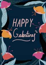 Galentine Flowers Valentines Day Card 17597 created by Isabel Canvas