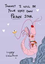 tonight prawn Valentines Day Card 17255 created by Eat the Moon