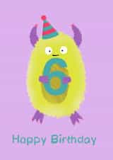 6 6th Birthday Card 19986 created by Get The Party Crafted