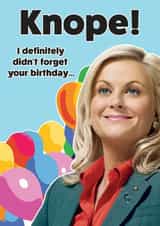 sorry knope Birthday Card 46905 created by Wicks Design