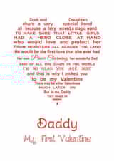 hero protect Valentines Day Card 10815 created by Unique Word Designs