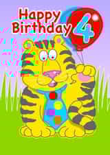 4 4th Birthday Card 12111 created by Michael Walsh