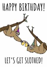 drink drunk Birthday Card 21064 created by Cowpat Designs