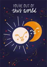 out of this world space Valentines Day Card 13758 created by Jazmin Carter