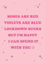 roses are red violets are blue Valentines Day Card 40709 created by YOB & YAG