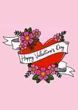 Heart Love Valentines Day Card 16586 created by Charlotte Trimm