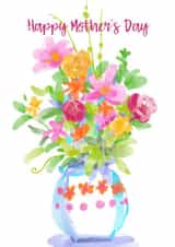 vase flowers Mothers Day Card 29299 created by Diana Fegredo