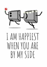 daisy keyboard Valentines Day Card 21233 created by NerdShizzle