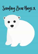 sending bear hugs sending hugs Card 32953 created by Chameleon and Co