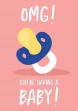 New baby - Pregnancy card created by @tikkled.pink