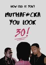 Bad Boys Will Smith Birthday Card 16303 created by Just Joking