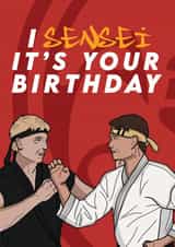 Cobra Kai Karate Kid Birthday Card 16144 created by Hey Bungalow Designs
