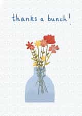 thanks thankful Thank You Card 20940 created by Hayley Warhurst Design