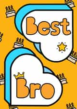 Best Bro Birthday Card created by Lisa Wardle