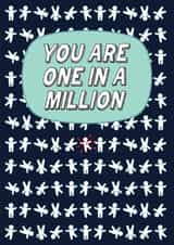 one in a million one of a kind Valentines Day Card 21241 created by Rachel Russell