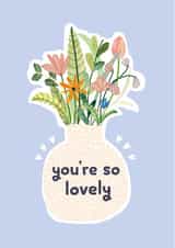 Lovely Flowers Send A Smile Card 21236 created by RebeccaAustinDesigns