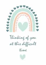 Hearts rainbow Love & Friendship Card 20170 created by Shereen M Designs