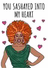 rupaul drag race Valentines Day Card 46682 created by Cowpat Designs