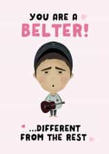 Gerry Cinnamon Valentine's Day Card created by Courtney