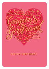 girlfriend female Birthday Card 19720 created by Dalia Clark Design
